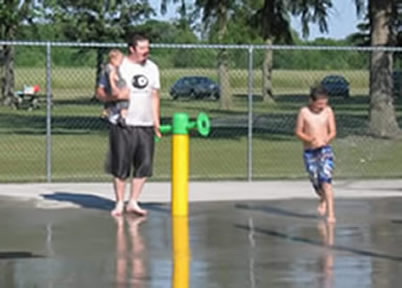 How to stay cool on a hot mid-summer's day.